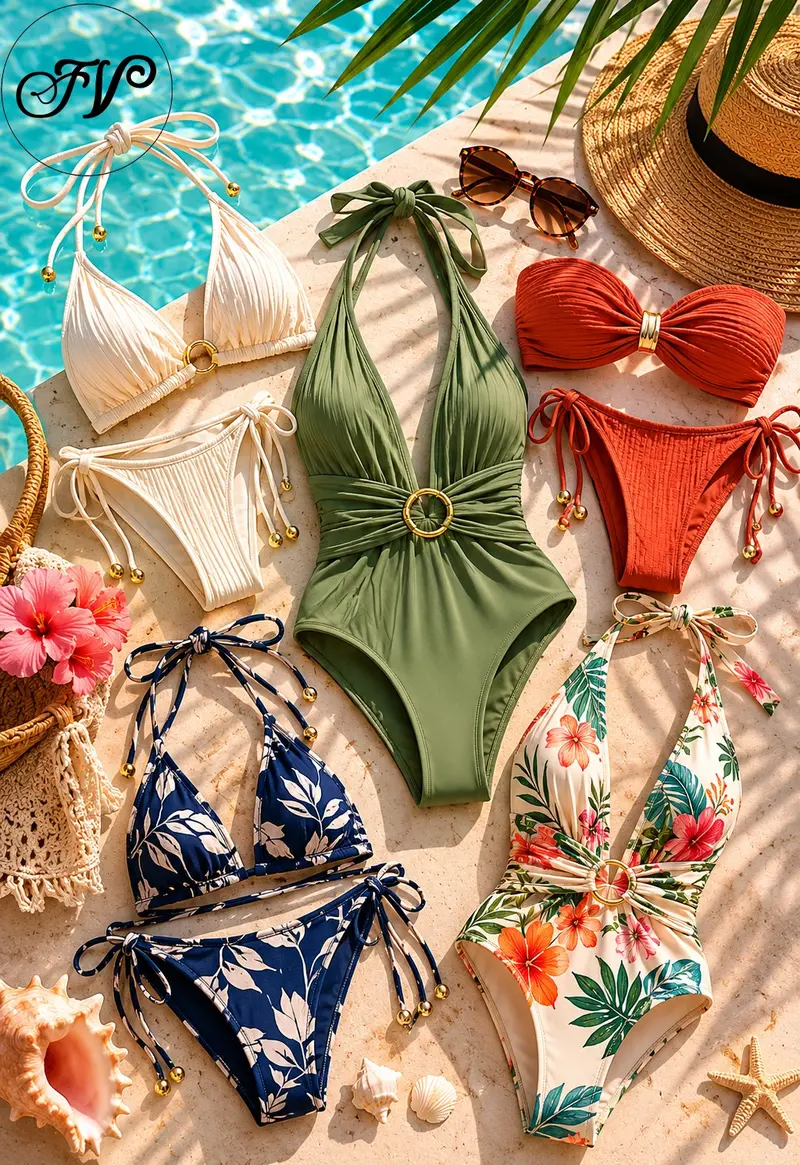 Bikinis und Badeanzüge 2026: Trends, Farben und Styles, die den Sommer dominieren werden
