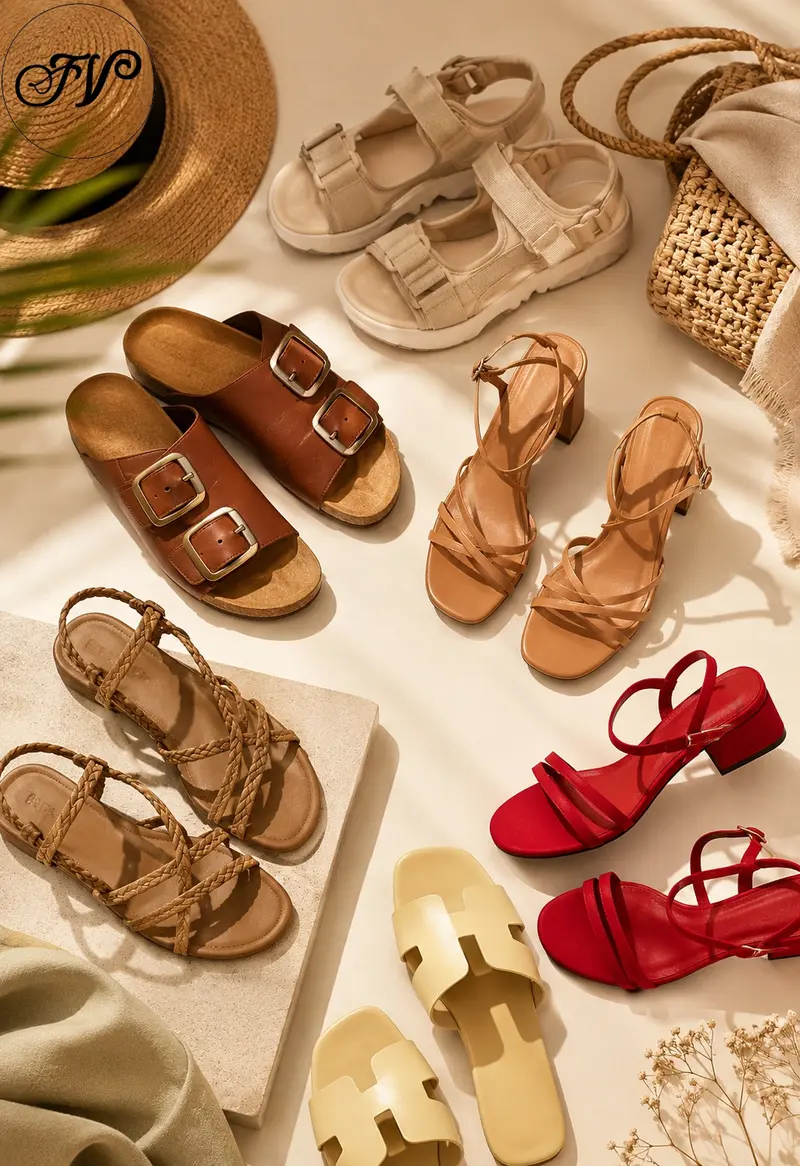 Damen-Sandalen 2026: flach, mit Absatz und sportlich